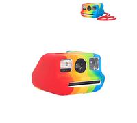 yystao Coque de protection en silicone pour Polaroid Go, coque souple, anti-rayures, anti-chute, compatible avec Polaroid Go, arc-en-ciel