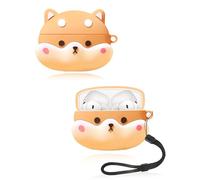 yystao Coque de protection en silicone souple pour OnePlus Buds 4, avec cordon de serrage, résistante à la poussière, aux chocs et durable, Corgi