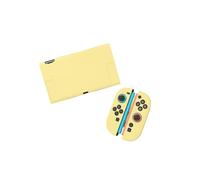 yystao Coque de protection en TPU givré compatible avec Nintendo Switch 2, finition mate, compatible station d'accueil, jaune