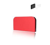 yystao Coque de protection pour Nintendo Switch, matériau PC compatible avec station d'accueil Switch, résistante aux chocs, à la poussière et offrant une protection complète, rouge