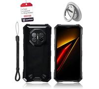 yystao Coque pour Doogee S300 Plus - Antichoc en TPU - Anti-poussière et Anti-rayures - Noir