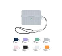 yystao Coque pour Sony WF-1000XM6 Flagship Wireless Noise Cancelling - Silicone avec Tressage Gris