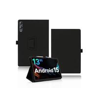 yystao Étui de protection en cuir synthétique pour tablette DOOGEE Tab E3 Pro, 13 pouces, avec dragonne, design texturé et enveloppant, noir