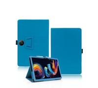 yystao Étui de protection en cuir synthétique pour tablette TCL NXTPaper11 Plus 11,5 pouces, avec dragonne, design texturé et enveloppant, bleu azur