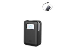yystao Étui de protection en silicone pour Anker Nano Power Bank - 10 000 mAh - Lavable plusieurs fois - Anti-rayures et anti-gouttes - Noir
