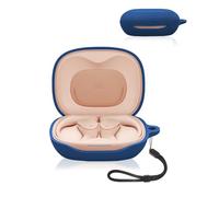 yystao Étui de protection en silicone souple compatible avec JBL Sense Lite avec cordon tour de cou résistant à la poussière, aux chocs et durable Bleu
