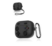yystao Étui de protection en silicone souple pour écouteurs Motorola Moto Buds, design rétro de console de jeu, résistant à la poussière, aux chocs et durable, noir