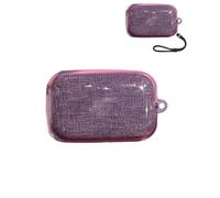 yystao Étui de protection en silicone souple pour écouteurs Sennheiser Momentum True Wireless 4, avec cordon tour de cou, résistant à la poussière, aux chocs et durable, violet