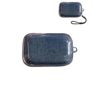 yystao Étui de protection en silicone souple pour écouteurs Sennheiser Momentum True Wireless 4, avec cordon tour de cou, résistant à la poussière, aux chocs et durable, bleu