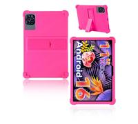 yystao Étui de protection en silicone souple pour tablette Zenva T90 11", compatible avec Zenva T90, support réglable, rose
