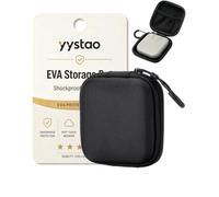 yystao Étui de protection EVA pour souris Logitech Mobi Fold Ultramobile - Résistant aux chocs avec poche en maille - Sac de transport imperméable pour les déplacements - Noir