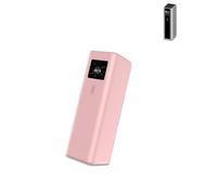 yystao Étui de protection pour CUKTECH 15 Ultra Power Bank 20 000 mAh 210 W - En silicone - Lavable plusieurs fois - Résistant aux rayures et aux gouttes - Rose