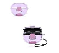 yystao Étui de protection pour écouteurs ultra ouverts, en TPU, compatible avec écouteurs Bose ultra ouverts, résistant à la poussière, aux chocs et durable, avec support d'interrupteur, violet