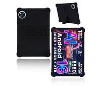yystao Étui de protection pour tablette Android 16 DOOGEE U11 Pro, 11 pouces, coque en silicone souple, compatible avec DOOGG U11 PRO/U11, support réglable (noir)