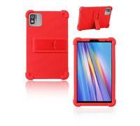 yystao Étui de protection pour tablette Blackview Link 2 8,68" 2025, en silicone souple, compatible avec Blackview Link 2, support réglable, rouge