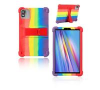 yystao Étui de protection pour tablette Blackview Link 2 8,68" 2025, en silicone souple, compatible avec Blackview Link 2, support réglable (arc-en-ciel)