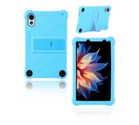 yystao Étui de protection pour tablette Blackview Zeno 1/TechLife Pad Lite 8" 2025, en silicone souple, support réglable, bleu azur