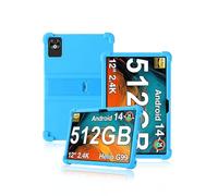 yystao Étui de protection pour tablette DOOGEE T40 Pro, 12", en silicone souple, compatible avec la tablette DOOGEE T40 Pro, support réglable, bleu