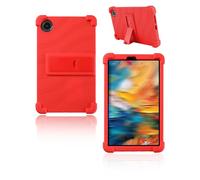 yystao Étui de protection pour tablette TCL TAB 8 NXTPAPER 5G 8,7" 2025, en silicone souple, compatible avec la tablette TCL TAB 8 NXTPAPER 5G, support réglable, rouge