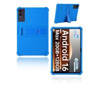 yystao Étui de protection pour tablette Teclast T65 13,4" 2025, en silicone souple, compatible avec Teclast T65, support réglable, bleu