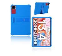 yystao Étui de protection pour tablette Teclast T65 Plus, 13,4" 2025, en silicone souple, compatible avec Teclast T65 Plus, support réglable, bleu
