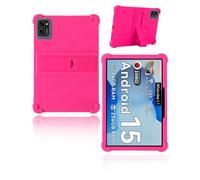 yystao Étui de protection pour tablette VekfulPC T20 10" 2025, en silicone souple, compatible avec la tablette VekfulPC T20, support réglable, rose