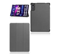 yystao Étui de protection rigide à trois volets avec support fin et pliable pour tablettes Tabwee T60 Pro/VekfulPC T60 Pro Android 15 13,4" Gris