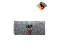 yystao Étui de rangement en feutre pour yystao 2, organiseur d'accessoires électroniques, sac de voyage fin, compatible avec Switch, résistant aux chocs et aux chutes, gris foncé