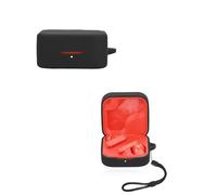 yystao Étui pour écouteurs CMF by Nothing Buds Pro, en silicone souple, compatible avec CMF by Nothing Buds Pro 2, avec cordon tour de cou, anti-poussière, anti-chocs et durable, noir
