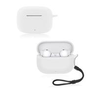 yystao Étui pour écouteurs Huawei FreeBuds SE4 ANC, coque de protection en silicone souple compatible avec Huawei FreeBuds SE4 ANC, avec cordon tour de cou, anti-poussière, anti-chocs et durable Blanc