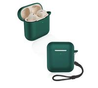 yystao Étui pour écouteurs Marshall Minor IV, en silicone souple, compatible avec Marshall Minor IV, avec cordon tour de cou, anti-poussière, anti-chocs et durable, vert
