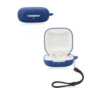 yystao Étui pour écouteurs Shokz OpenFit Pro, en silicone souple, compatible avec Shokz OpenFit Pro, avec cordon tour de cou, résistant à la poussière, aux chocs et durable, bleu