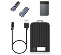 yystao Kit d'accessoires pour enregistreur vocal PLAUD Note/Plaud Note Pro, câble de charge USB + adaptateur de charge Type-C + étui de protection, résistant aux rayures et aux chocs, charge rapide