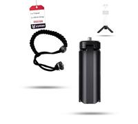 yystao Kit d'accessoires pour Insta360 Luna Ultra : mini trépied antidérapant et dragonne - Trépied en ABS renforcé avec pieds plus larges, coussinets en silicone et filetage 1/4" pour une stabilité