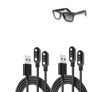 yystao Lot de 2 câbles de charge pour lunettes Bluetooth GetD GG23lite AI - Câble de charge USB magnétique stable compatible avec GetD GG23lite