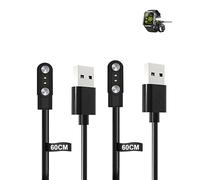 yystao Lot de 2 câbles de charge pour montre intelligente IOWODO W70pro de 5,1 cm, cordon de charge USB magnétique stable compatible avec IOWODO W70pro