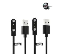 yystao Lot de 2 câbles pour Blackview W50 Smart Watch 1,39", câble de charge USB magnétique solide compatible avec Blackview W50