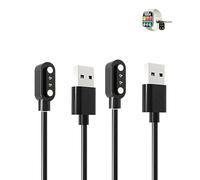 yystao Lot de 2 câbles pour montre intelligente OUKITEL BT103 1,91", câble de charge USB magnétique stable compatible avec OUKITEL BT103