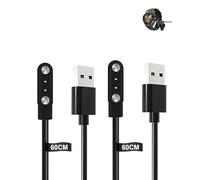 yystao Lot de 2 câbles pour montre intelligente OUKITEL BT12 2,02", câble de charge USB magnétique stable compatible avec OUKITEL BT12