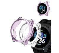 yystao Lot de 2 coques de protection demi-gamme en TPU pour Core Pace 4, absorption des chocs, légères, violettes et transparentes