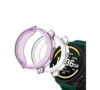 yystao Lot de 2 coques de protection demi-gamme en TPU pour SUUNTO Vertical 2, absorption des chocs, légères, violettes et transparentes