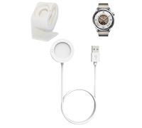 yystao Pour Xiaomi Watch S5, station de charge de bureau et câble de charge USB, antidérapant, base de charge magnétique stable, accessoires de montre intelligente, câble de 1 m, blanc