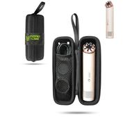 yystao Sac EVA pour Dyson HushJet™ Mini Cool - Ventilateur à main résistant aux chocs avec poche en filet - Sac de voyage anti-poussière - Noir