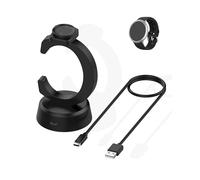 yystao Station de charge pour Amazfit BIP 6/Amazfit Active 2/Amazfit Active 2 Square, chargeur USB-C magnétique stable, support de charge en forme de C