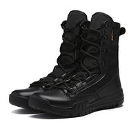 Yytcsjz Bottes Tactiques pour Hommes, Commando OutdoorBottes Tactiques du désert, Peut être porté comme Bottes de Travail, Chaussures de randonnée, Chaussures Tactiques, Marche, Course, Plein air