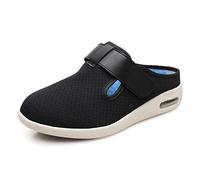 Yytcsjz Pantoufles orthopédiques pour Hommes diabétiques, Chaussures de Marche légères à Coussin d'air Confort pour Les Personnes âgées, Chaussures pour Pieds diabétiques, pour fasciite Plantaire