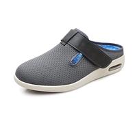 Yytcsjz Pantoufles orthopédiques pour Hommes diabétiques, Chaussures de Marche légères à Coussin d'air Confort pour Les Personnes âgées, Chaussures pour Pieds diabétiques, pour fasciite Plantaire