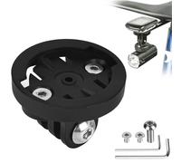 YYTECH Adaptateur de support de vélo pour Gopro - Pour Garmin - Espacement des trous : 22 mm - Pour caméra GoPro - Femelle