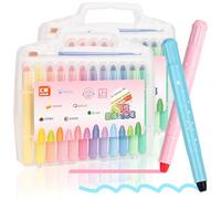 YYTECH Lot de 24 surligneurs bibliques en gel - Marqueurs pastel - Sans décoloration - Séchage rapide - Pour mettre en valeur un journal intime, une Bible ou un carnet de notes à l'école, au bureau