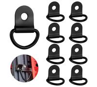 YYTECH Lot de 8 Anneaux d'arrimage pour remorques, Anneaux en D, Acier Inoxydable, capacité de Charge jusqu'à 200 kg par Anneau, Crochets d'arrimage pour remorques, camions, matériel de Camping